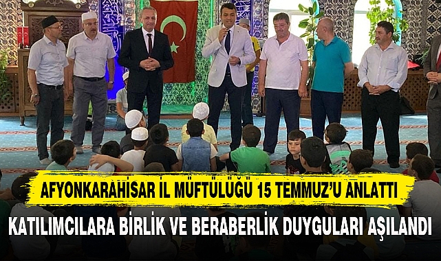 AFYONKARAHİSAR İL MÜFTÜLÜĞÜ 15 TEMMUZ’U ANLATTI