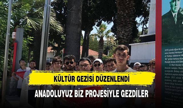 AFYONLU GENÇLER ANADOLUYUZ BİZ PROJESİ KAPSAMINDA GEZİ DÜZENLEDİ