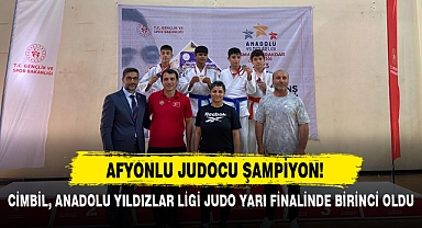 AFYONLU JUDOCU ŞAMPİYON OLDU