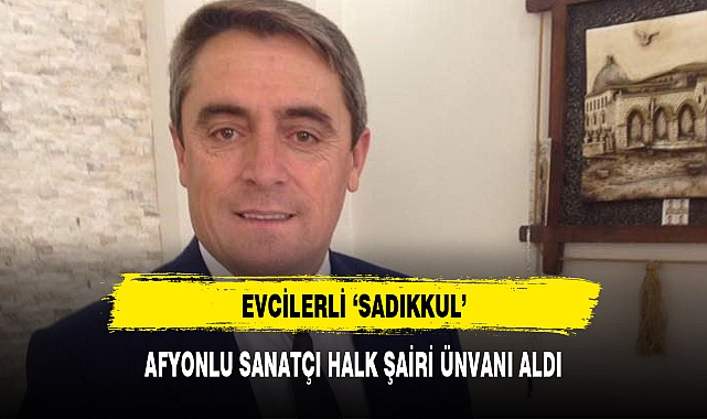 AFYONLU SANATÇI HALK ŞAİRİ ÜNVANINI ALDI
