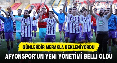 AFYONSPOR'UN YENİ YÖNETİMİ BELLİ OLDU!