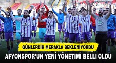 AFYONSPOR'UN YENİ YÖNETİMİ BELLİ OLDU!