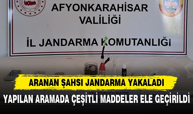 ARANAN ŞAHSI JANDARMA YAKALADI
