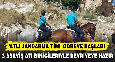 'ATLI JANDARMA TİMİ' GÖREVE BAŞLADI