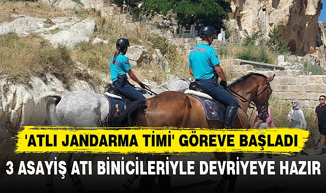 'ATLI JANDARMA TİMİ' GÖREVE BAŞLADI