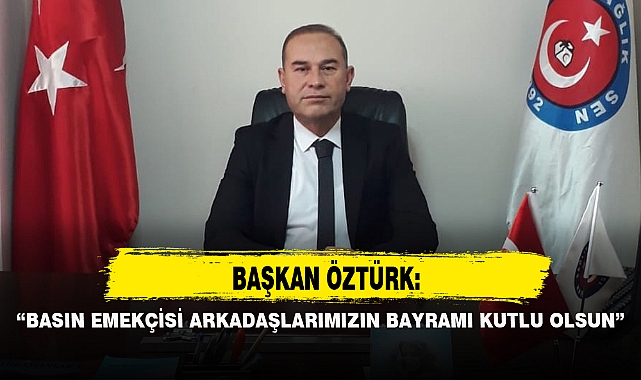 “BASIN EMEKÇİSİ ARKADAŞLARIMIZIN BAYRAMI KUTLU OLSUN”