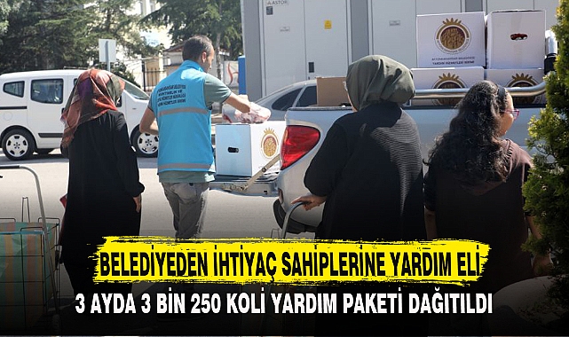 BELEDİYEDEN İHTİYAÇ SAHİPLERİNE YARDIM ELİ