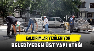 BELEDİYEDEN ÜST YAPI ATAĞI