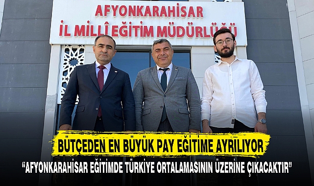 BÜTÇEDEN EN BÜYÜK PAY EĞİTİME AYRILIYOR