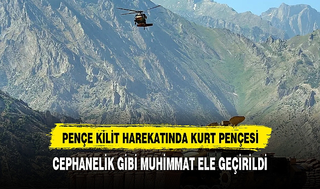CEPHANELİK GİBİ MUHİMMAT ELE GEÇİRİLDİ