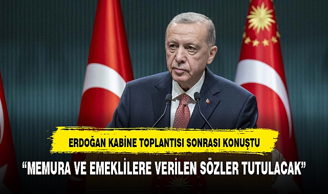 CUMHURBAŞKANI ERDOĞAN KABİNE SONRASI AÇIKLAMALARDA BULUNDU