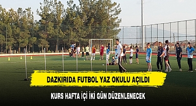 DAZKIRIDA FUTBOL YAZ OKULU AÇILDI