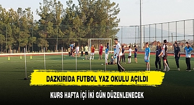 DAZKIRIDA FUTBOL YAZ OKULU AÇILDI