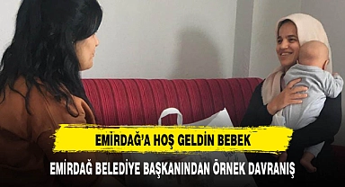EMİRDAĞ BELEDİYE BAŞKANINDAN ÖRNEK DAVRANIŞ