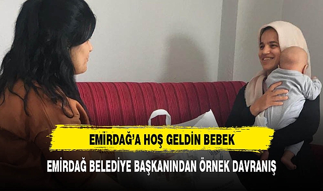 EMİRDAĞ BELEDİYE BAŞKANINDAN ÖRNEK DAVRANIŞ