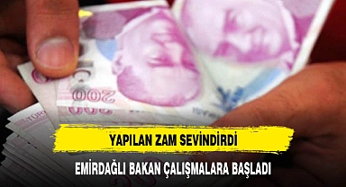 EMİRDAĞLI BAKAN ÇALIŞMALARA BAŞLADI