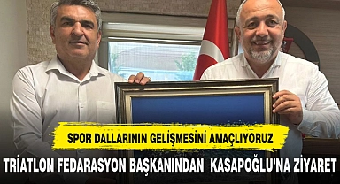 Federasyon Başkanı Oğuz'dan Kasapoğlu'na ziyaret