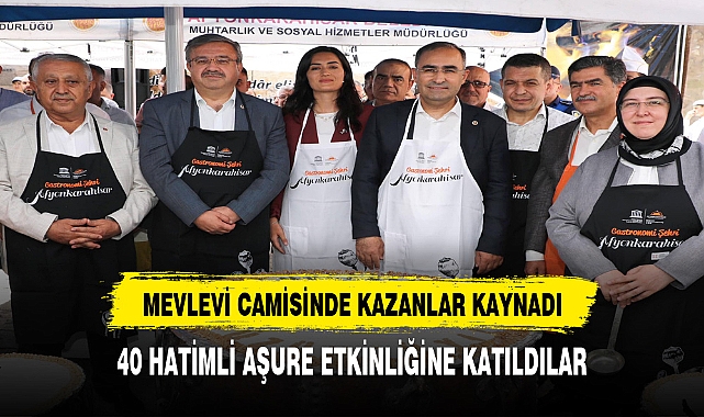 GELENEKSEL AŞURE ETKİNLİĞİ PROTOKOLÜ BİR ARAYA GETİRDİ