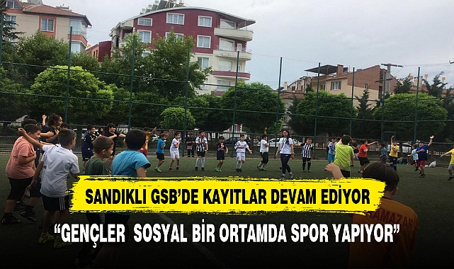 GENÇLER SPOR YAPMAYA DEVAM EDİYOR