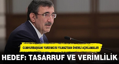 HEDEF: TASARRUF VE VERİMLİLİK!