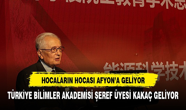 HOCALARIN HOCASI AFYON'A GELİYOR