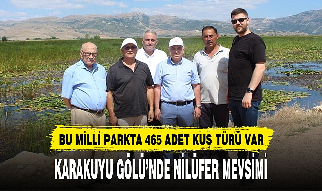 KARAKUYU GÖLÜ'NDE NİLÜFER MEVSİMİ