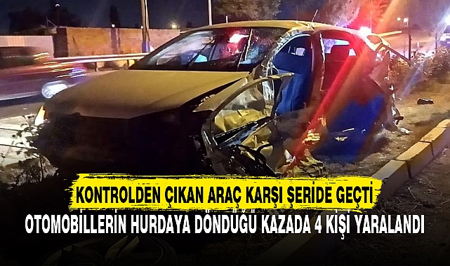KONTROLDEN ÇIKAN ARAÇ KARŞI ŞERİDE GEÇTİ