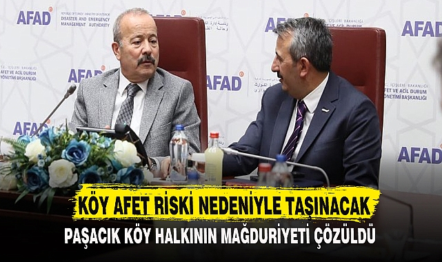 KÖY AFET RİSKİ NEDENİYLE TAŞINACAK