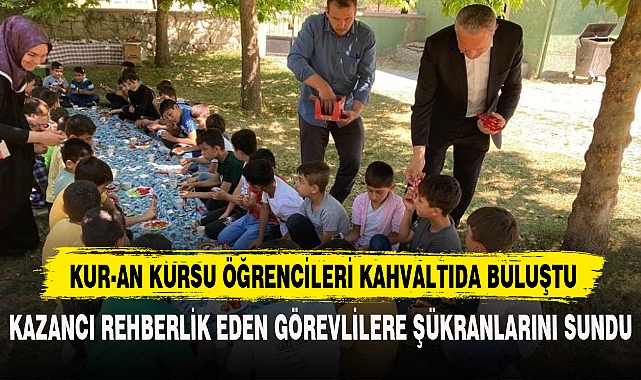 KUR-AN KURSU ÖĞRENCİLERİ KAHVALTIDA BULUŞTU