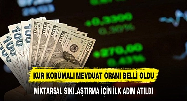 KUR KORUMALI MEVDUAT ORANI BELLİ OLDU