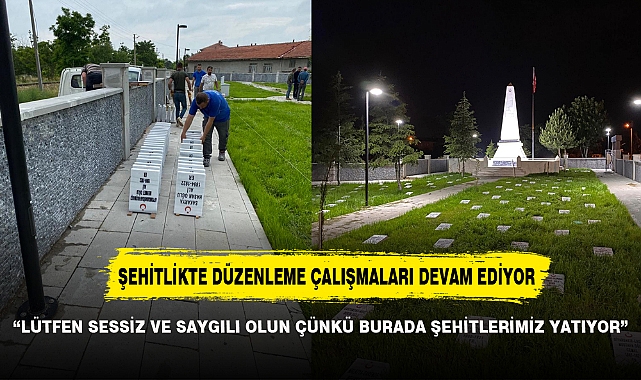 “LÜTFEN SESSİZ VE SAYGILI OLUN ÇÜNKÜ BURADA ŞEHİTLERİMİZ YATIYOR”