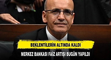 MERKEZ BANKASI FAİZ ARTIŞI BEKLENTİLERİN ALTINDA KALDI
