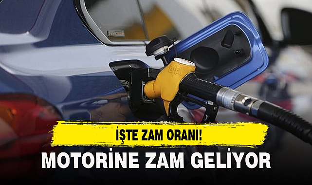 MOTORİNE ZAM GELİYOR!