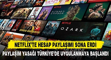 NETFLİX’TE HESAP PAYLAŞIMI SONA ERDİ