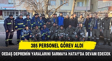 OEDAŞ DEPREMİN YARALARINI SARMAYA HATAY’DA DEVAM EDECEK