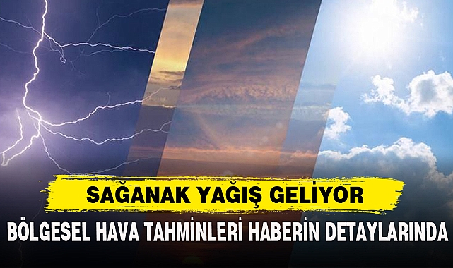 SAĞANAK YAĞIŞ GELİYOR