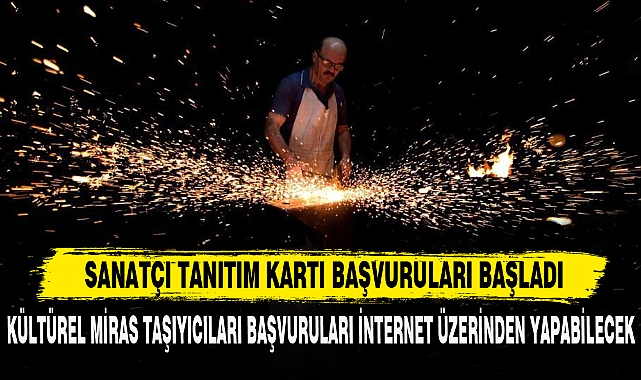 SANATÇI TANITIM KARTI BAŞVURULARI BAŞLADI