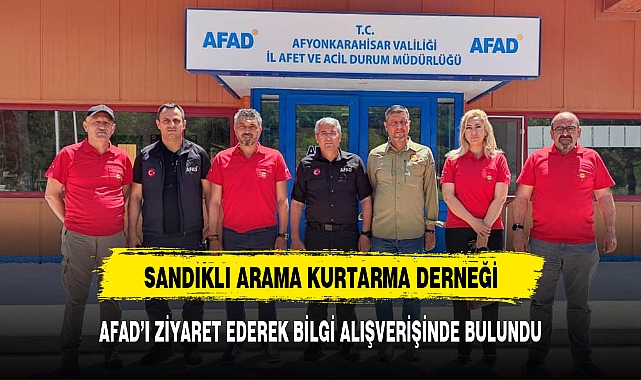 SANDIKLI ARAMA KURTARMA DERNEĞİ ÇALIŞMALARA BAŞLADI