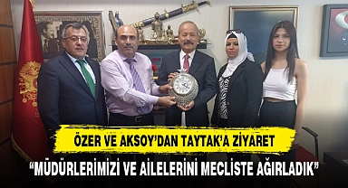 SANDIKLI İLÇE BAŞKANINDAN TAYTAK'A ZİYARET