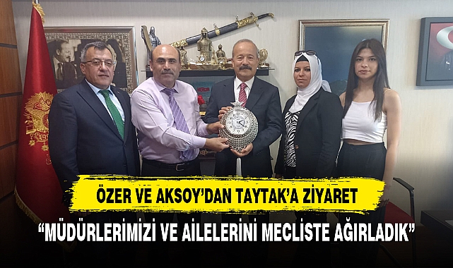 SANDIKLI İLÇE BAŞKANINDAN TAYTAK'A ZİYARET