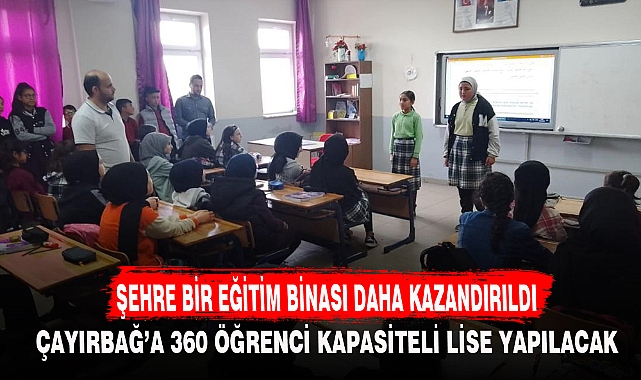 ŞEHRE BİR EĞİTİM BİNASI DAHA KAZANDIRILDI