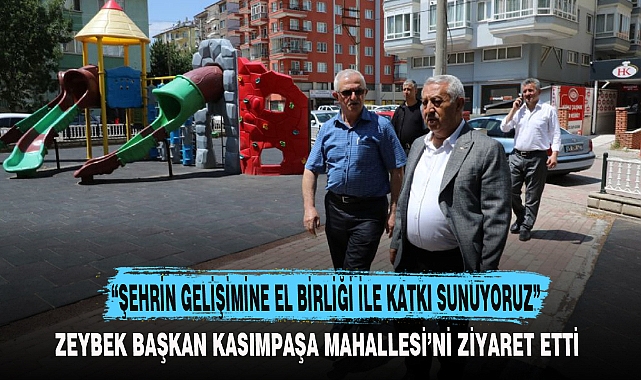 “ŞEHRİN GELİŞİMİNE EL BİRLİĞİ İLE KATKI SUNUYORUZ”