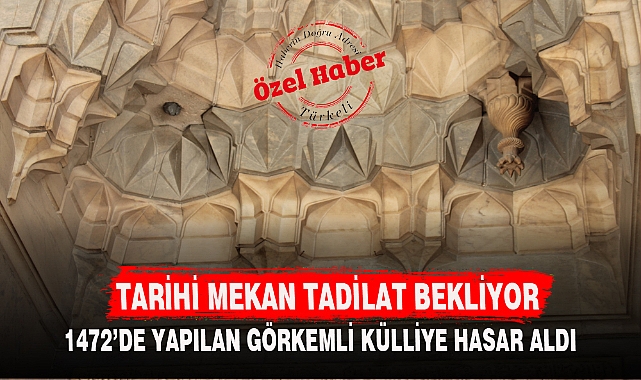 TARİHİ MEKAN TADİLAT BEKLİYOR