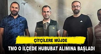 TMO O İLÇEDE HUBUBAT ALIMINA BAŞLADI