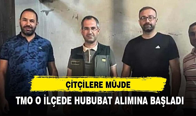 TMO O İLÇEDE HUBUBAT ALIMINA BAŞLADI