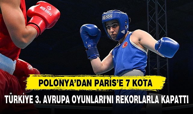 TÜRKİYE 3. AVRUPA OYUNLARI'NI REKORLARLA KAPATTI
