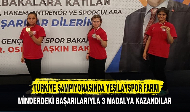 TÜRKİYE ŞAMPİYONASINDA YEŞİLAYSPOR FARKI