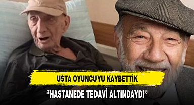 USTA OYUNCU'YA VEDA