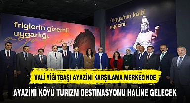 VALİ YİĞİTBAŞI  AFYON  İÇİN ÖNEMLİ BİR DESTİNASYON