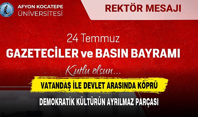 VATANDAŞ İLE DEVLET ARASINDA KÖPRÜ 'BASIN'